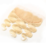 #613 Body Wave 13x4 Human Hair Blonde Frontal (A) 17