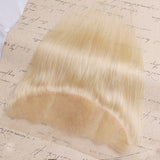 #613 Straight 13x4 Human Hair Blonde Frontal (A) 25