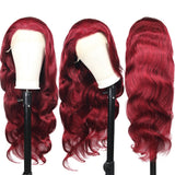 99J   13x4  Transparent Frontal Lace Wig Body Wave Color Wig (A) 136