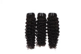 Italy Curly Virgin Human Hair Natural Black Bundles (A) 204