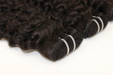 Italy Curly Virgin Human Hair Natural Black Bundles (A) 204