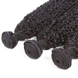 Kinky Curly Virgin Human Hair Natural Black Bundles (A) 211