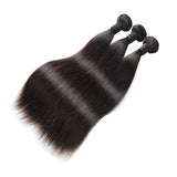 Straight Virgin Human Hair Natural Black Bundles (A) 269