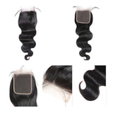 Body Wave 5x5 Human Hair Natural Black HD Lace Closure (A) 155