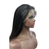 Straight HD Full Frontal 13*4 Lace Wig Naturlal Black (A) 263