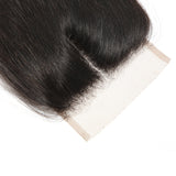 Straight 5x5 Human Hair Natural Black HD Lace Closure (A) 258