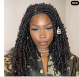 14 inch synthetic butterfly locs braided wig (T) 77