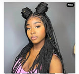 32 inch medium box braided wig (T) 105