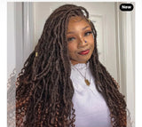 26 inch deep curls braided wig (T) 99