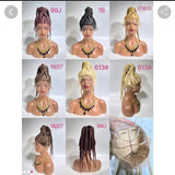 8 braids 24 inch braided wig (A) 127