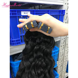 Natural Curly Virgin Human Hair  Tape In Natural Black (20pcs/50grams) (A) 235