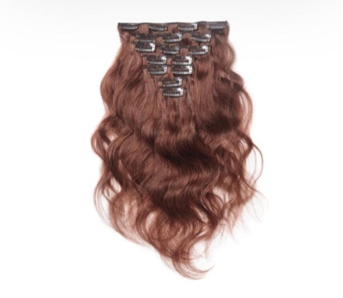 Rich Copper Red Wavy Clip In (T) 248