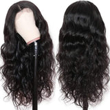 Body Wave 13x4 Transparent Frontal Lace Wig Naturlal Black 180% Density (A) 152