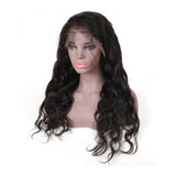 Body Wave 13x4 Transparent Frontal Lace Wig Naturlal Black 180% Density (A) 152