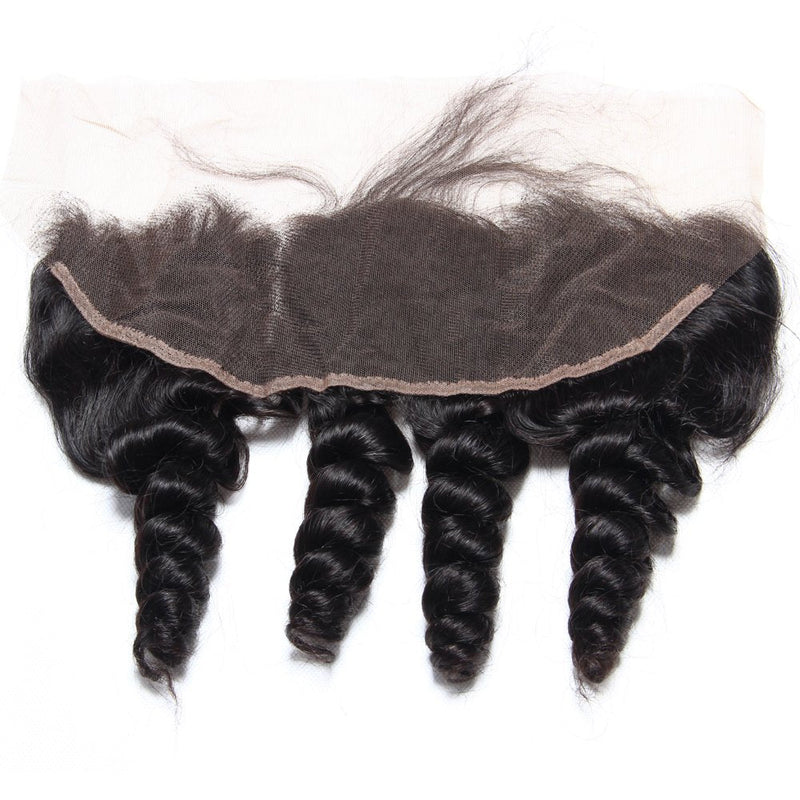 Loose Wave 13x4 Virgin Human Hair Natural Black Frontal (A) 224
