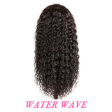Water Wave Full Frontal 13*4 Transparent Lace Wig Naturlal Black (A) 274