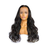 Body Wave HD Full Frontal 13*4 Lace Wig Naturlal Black (A) 159