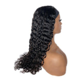 Deep Wave Glueless Headband Wig Naturlal Black 180% Density (A) 186