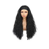 Water Wave Glueless Headband Wig Naturlal Black 180% Density (A) 275