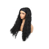 Water Wave Glueless Headband Wig Naturlal Black 180% Density (A) 275