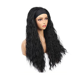 Water Wave Glueless Headband Wig Naturlal Black 180% Density (A) 275