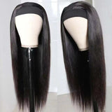 Straight Glueless Headband Wig Naturlal Black 180% Density (A) 260