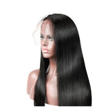 Straight 13x4  Transparent Frontal Lace Wig Naturlal Black 180% Density (A) 254